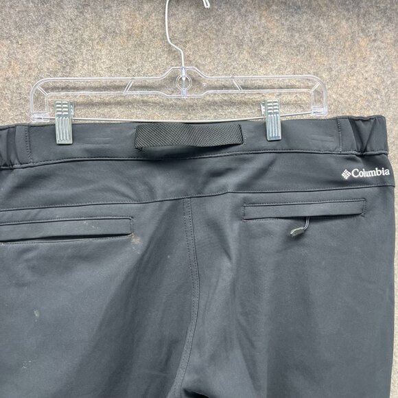 Columbia Pants Mens 38x32 Black Belted Ridge II Run lined Hiking Snowpants - Picture 4 of 12